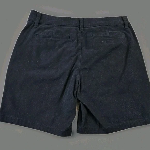 Lot Of 2 A.N.A. Women's Twill Bermuda Shorts 1 White 1 Black 7" Inseam Size 6 - Picture 5 of 10